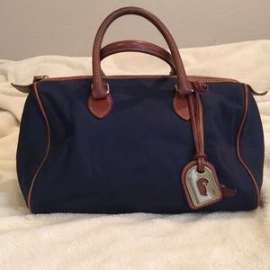 Dooney & Bourke Navy Nylon Handbag